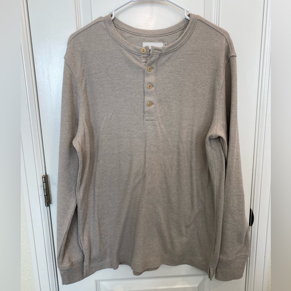 Long Sleeve Henley Shirt
